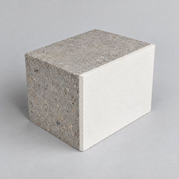 Materialprobe Beton, KI-Beispielbild.