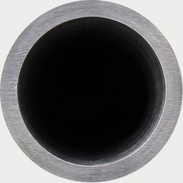 Querschnitt Stahlrohr KS1, Ø 32 mm, im gleichen Maßstab.