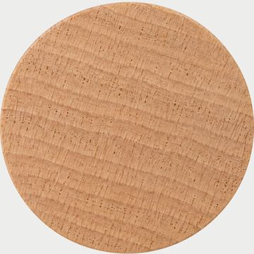 Querschnitt Buchenstange KS2/KS3, Ø 34 mm, im gleichen Maßstab.